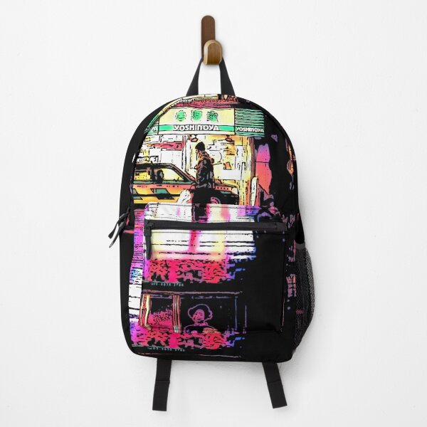 Item preview, Japanese street view at night, urban anime, anime street view, anime scene, best gift for japan lovers, designed and sold by shodark.