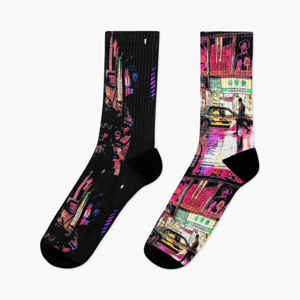 Item preview, Japanese street view at night, urban anime, anime street view, anime scene, best gift for japan lovers, designed and sold by shodark.