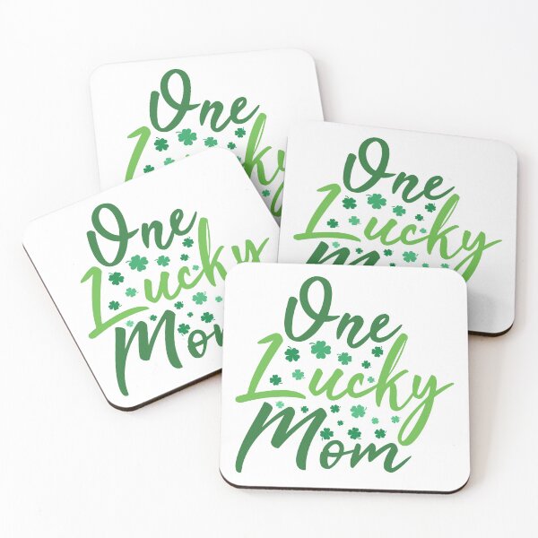 Item preview, One lucky mom green | st patrick's day designed and sold by Elonshop.