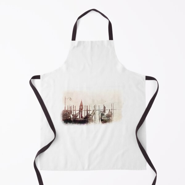 Item preview, Watercolour of Gondolas Moored on a Venice Canal designed and sold by mittie101.