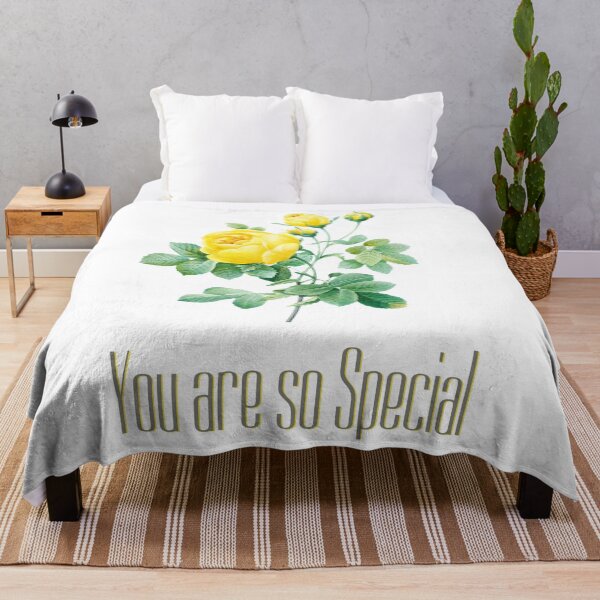 Item preview, "You are so Special", Vintage Yellow Rose designed and sold by JoyforU.