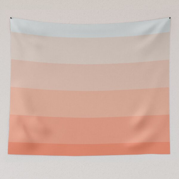 Item preview,  Spring peach striped pattern designed and sold by venella.