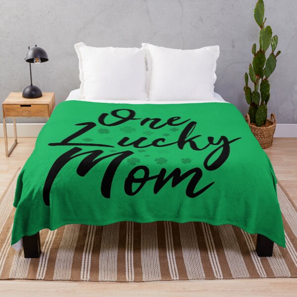 Item preview, One lucky mom green | st patrick's day designed and sold by Elonshop.