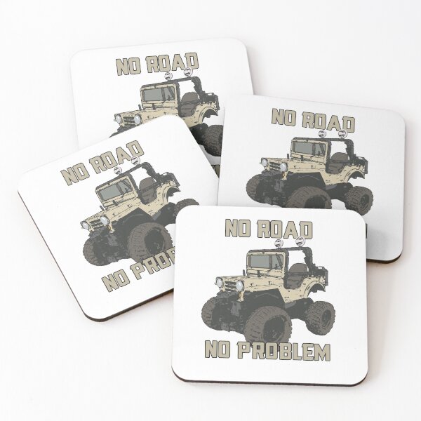 Item preview, No Road No Problem 4x4 Off-Road Design designed and sold by Mooostickers.