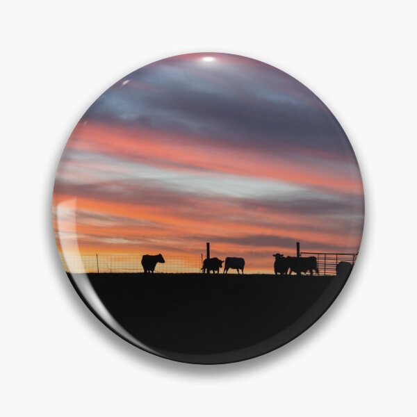 Item preview, Rolling Waves Cattle Sunset designed and sold by mljdwhite.
