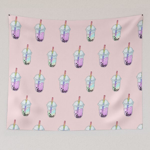Artikelvorschau, Boba Taro und Regenbogen entworfen und verkauft von Snowfly Studio.