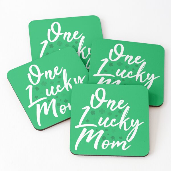 Item preview, One lucky mom green | st patrick's day designed and sold by Elonshop.