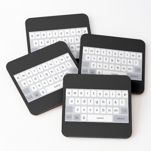 Artikelvorschau, weiße Handy Tastatur Smartphone entworfen und verkauft von Montrepeneuer.