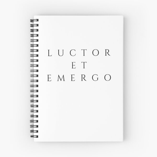 Item preview, Luctor Et Emergo I Struggle And Emerge Black designed and sold by ElementJourney.