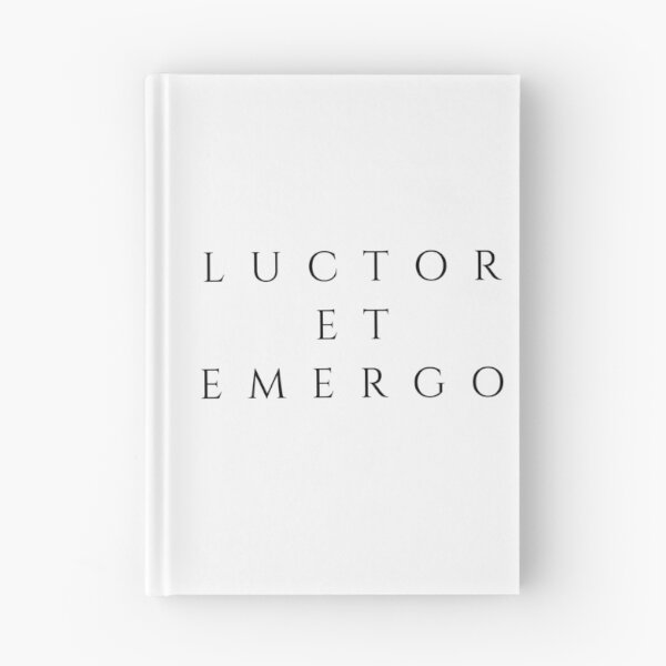 Item preview, Luctor Et Emergo I Struggle And Emerge Black designed and sold by ElementJourney.