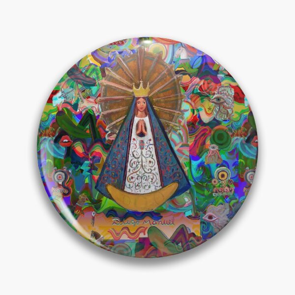 Item preview, Virgin of Lujan and graffitis designed and sold by Diego Manuel Rodriguez.