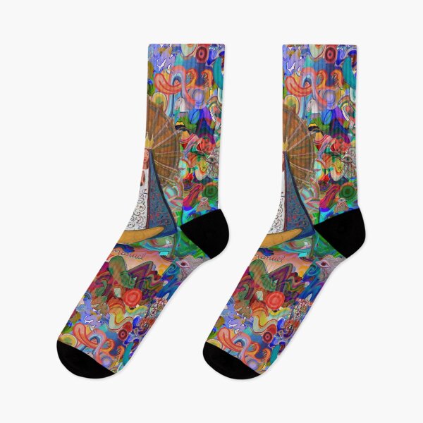 Item preview, Virgin of Lujan and graffitis designed and sold by Diego Manuel Rodriguez.