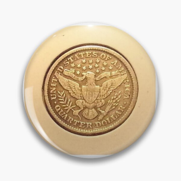 Item preview, Reverse of 1898 Barber Quarter designed and sold by coinsxcrochet.