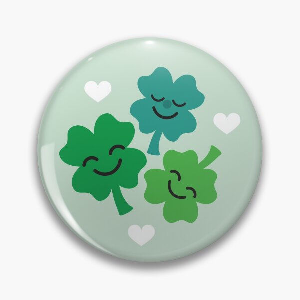 Item preview, Cute Four Leaf Clovers and Hearts! designed and sold by VicEllisArt.