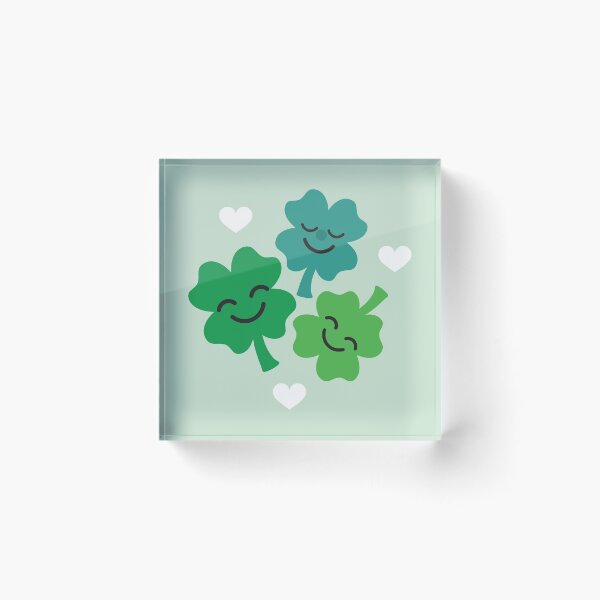Item preview, Cute Four Leaf Clovers and Hearts! designed and sold by VicEllisArt.
