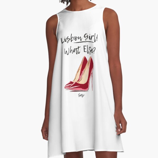 Lisbon Girl! What Else? A-Line Dress
