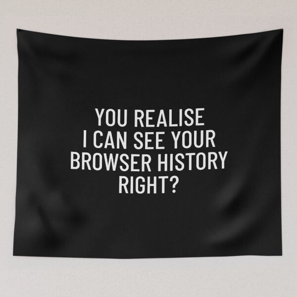 Item preview, I Can See Your Browser History Cybersecurity designed and sold by OldCamp.