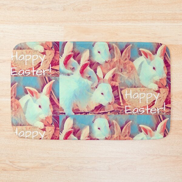 Item preview, Beautiful Poly Art Design of Bunny Rabbits for Easter designed and sold by CristalleLisa.