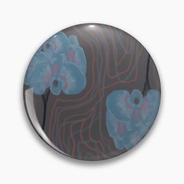 Item preview, blue flower Orchid pattern designed and sold by MalyarMN.