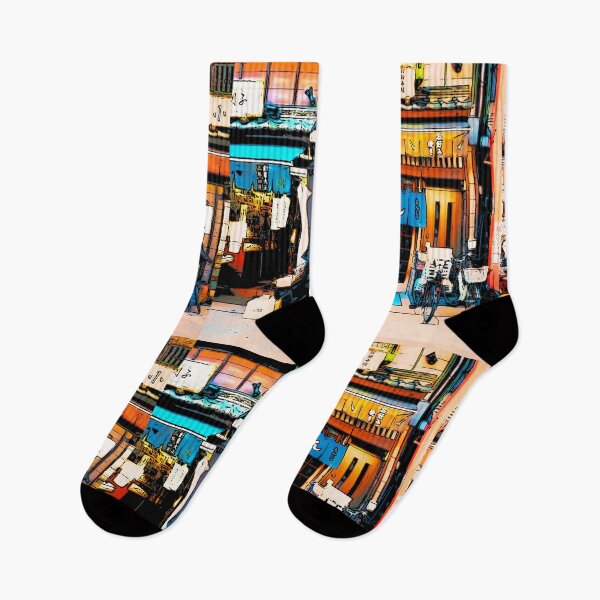 Item preview, Japan tokyo restaurant, anime restaurant street, japanese urban landscape, japanese alley, best gift for japan lovers, designed and sold by shodark.