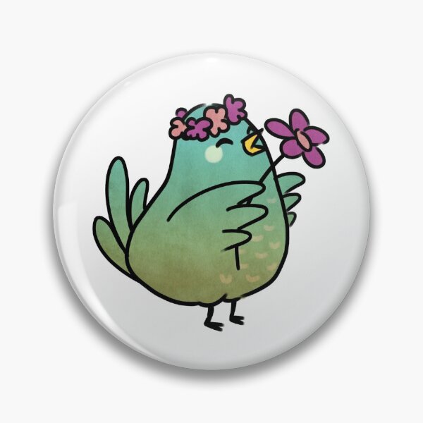 Item preview, Happy Spring Bird with Flowers designed and sold by Natalie Viola .