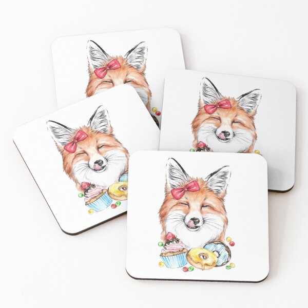 Item preview, Cute fox designed and sold by Katicats.