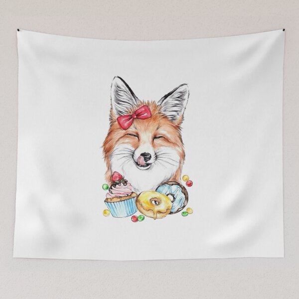 Item preview, Cute fox designed and sold by Katicats.