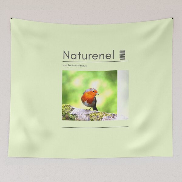 Item preview, Cute tiny sparrow in beautiful forest designed and sold by Naturenel.