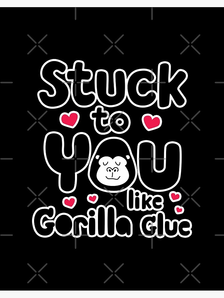 Gorilla Glue Spray Sticker Meme Art Board Print for Sale by