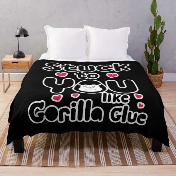 Item preview,  Stuck to you like Gorilla Glue, funny meme, funny gorilla designed and sold by narinari32.