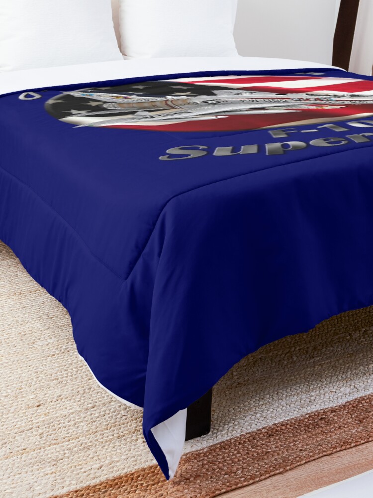 Alternate view of F-100 Super Sabre American Airpower Comforter