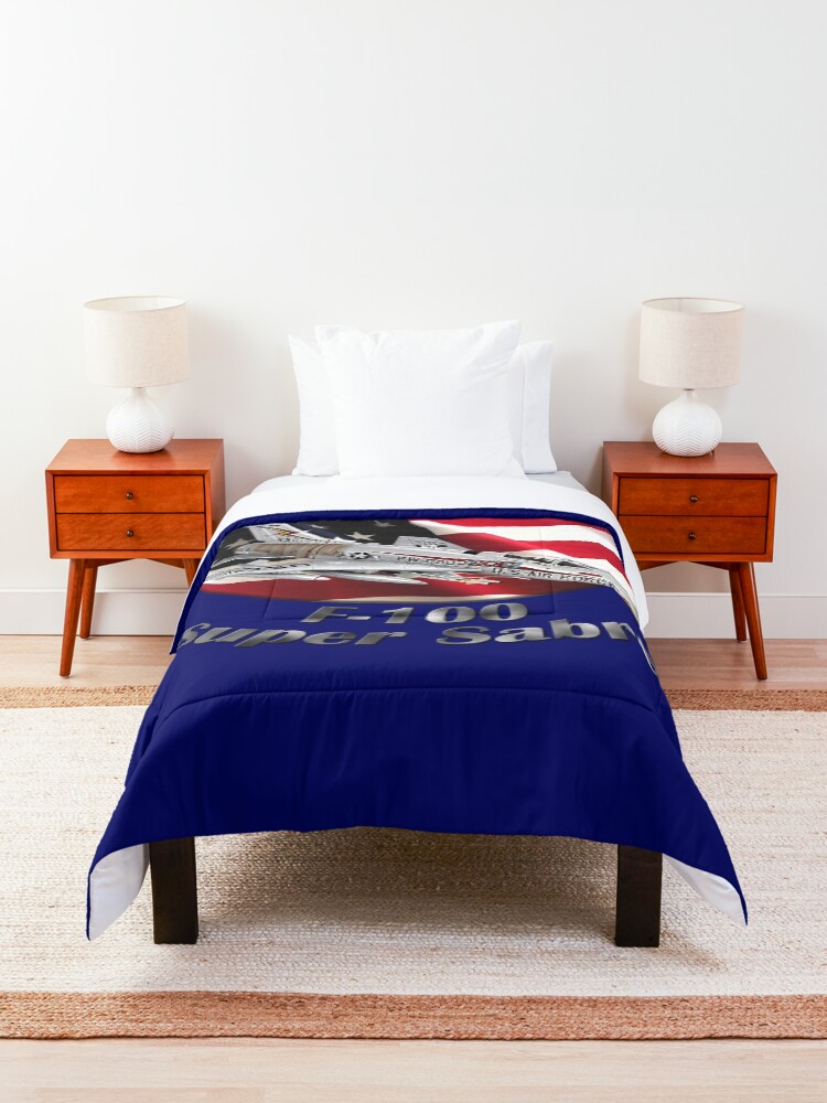 Alternate view of F-100 Super Sabre American Airpower Comforter