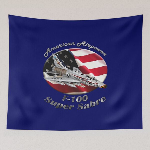 Item preview, F-100 Super Sabre American Airpower designed and sold by hotcarshirts.