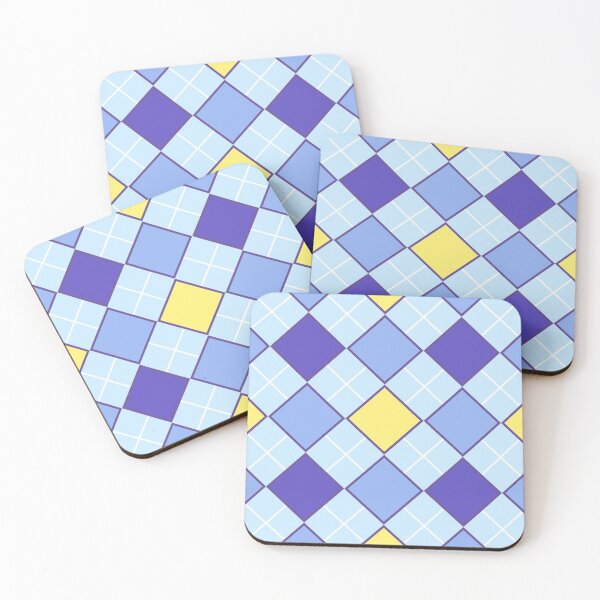 Item preview, Blue Yellow Check Pattern Design designed and sold by Junasaji.