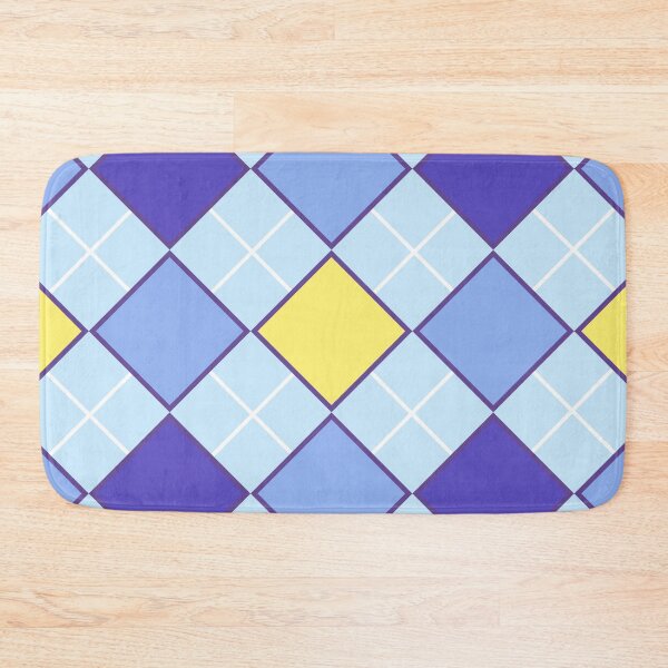 Item preview, Blue Yellow Check Pattern Design designed and sold by Junasaji.