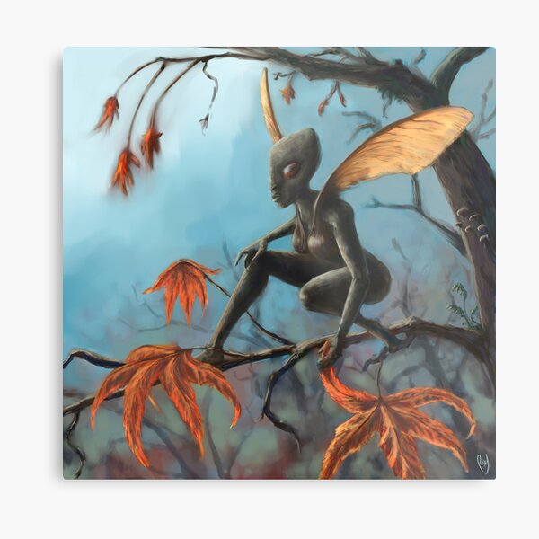 Maple Faerie Metal Print