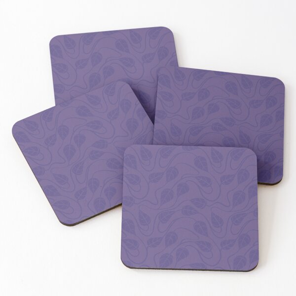Item preview, Swirled Leaf Pattern- Subtle Purple Colorway (Small Print Version) designed and sold by YGA Studio.