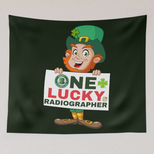 Item preview, One Lucky Radiographer St. Patrick's Day  designed and sold by Ellisen Prints.