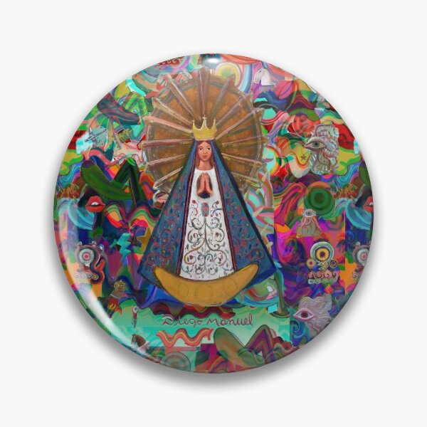 Item preview, Virgin of Lujan and graffitis designed and sold by Diego Manuel Rodriguez.