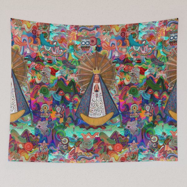 Item preview, Virgin of Lujan and graffitis designed and sold by Diego Manuel Rodriguez.