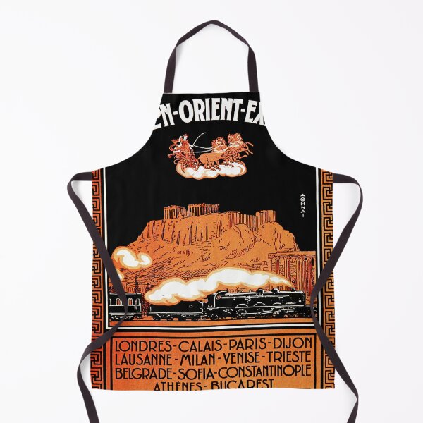 Item preview, Art Deco Orient Express advertising Athens travel ad designed and sold by aapshop.