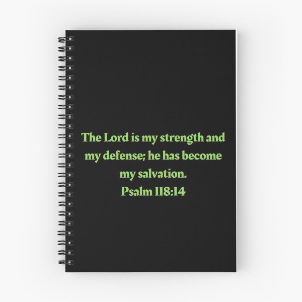 Artikelvorschau, Bibelvers Psalm 118: 14 entworfen und verkauft von Prayingwarrior.