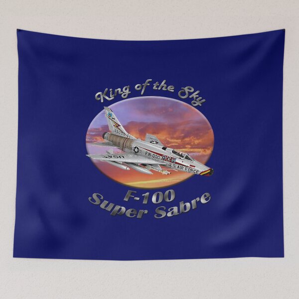 Item preview, F-100 Super Sabre King Of The Sky designed and sold by hotcarshirts.
