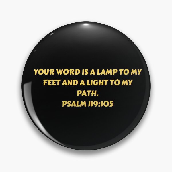 Item preview, Bible Verse Psalm 119:105 designed and sold by Prayingwarrior.
