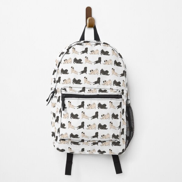 Item preview, Yoga Pug Funny Illustration Inhale Exhale designed and sold by CreativeBu.