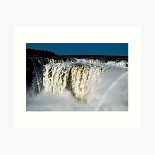 Item preview, Iguazu Iguassu Waterfall Landscape Panorama Scenery, Brazil Argentina 15 designed and sold by worldways.