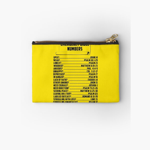 Item preview, Emergency Bible Numbers designed and sold by Exploring Religions Gift Shop.