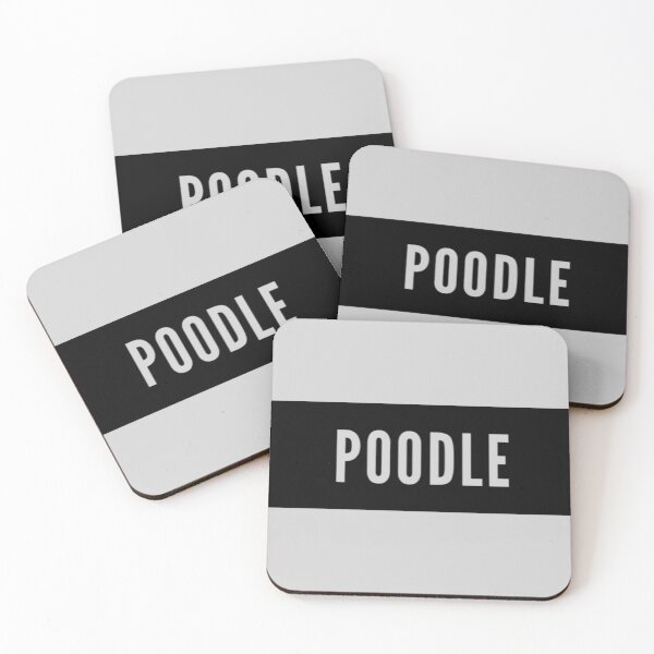 Item preview, Poodle - dark logo designed and sold by alternative-.