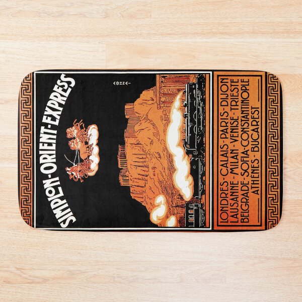 Item preview, Art Deco Orient Express advertising Athens travel ad designed and sold by aapshop.