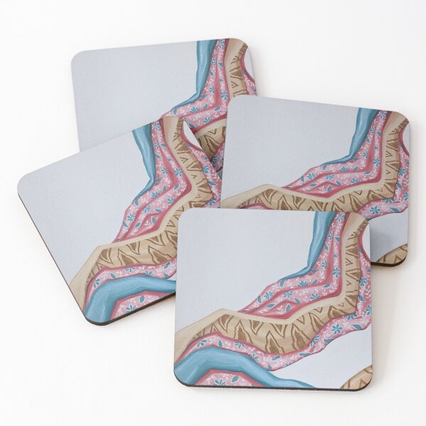 Item preview, Patterned fabric table designed and sold by Mallory Bernard.